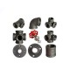 BS DIN Black Threaded Malleable Cast Iron Pipe Fittings Coupling Tee Street Elbow