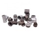 Galvanized and plain black  iron fitting plumbing tools gi pipe fitting names and parts malleable iron fittings for water supply